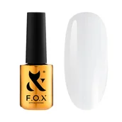 Utwardzacze do paznokci - F.O.X Tonal Top 001 biały top hybrydowy do manicure, 7 ml - miniaturka - grafika 1