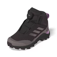 Buty dla chłopców - adidas Terrex Winter Mid Boa Rain.rdy Hiking, Shoes-Low (Non Football) Unisex-Dla dzieci i młodzieży, Shadow Maroon Wonder Red Pulse Lilac, 33 EU - miniaturka - grafika 1