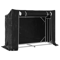 Wózki magazynowe - vidaXL Stojak na drewno opałowe z drutem stalowym, 151x60,5x110,5 cm - miniaturka - grafika 1