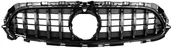 Atrapy i grille samochodowe - Grill Mercedes-Benz E W213 GT Styling Chrome & Gloss Black - miniaturka - grafika 1