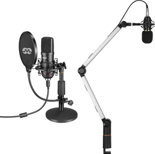 Mikrofon Mozos Mikrofon Mozos USB MKIT-900PRO Gamer + Statyw biurkowy SB38 - Mikrofony komputerowe - miniaturka - grafika 1