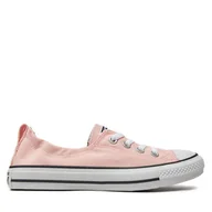 Trampki damskie - Trampki Converse Chuck Taylor All Star Shoreline Pink Lemonade Slip On A07564C Różowy - miniaturka - grafika 1