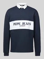 Koszulki męskie - Bluza z kołnierzykiem polo model ‘Joey’ - miniaturka - grafika 1