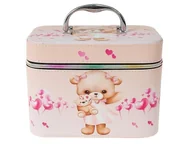 Kosmetyczki, organizery i kuferki - Adar Kuferek M z lusterkiem na zamek 21x14x11,5cm - miniaturka - grafika 1