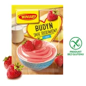 Budyń - Winiary BUDYŃ TRUSKAWKOWY Z CUKREM 60G 55093652 - miniaturka - grafika 1