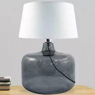 Lampy stojące - Zuma Line 5530WH Batumi Grafit 1x60W Lampa stołowa biały grafit - miniaturka - grafika 1