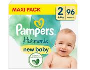 Pieluchy - Pampers Harmonie Baby Pieluszki 4-8kg, rozmiar 2-MINI, 96szt - miniaturka - grafika 1