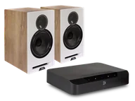 Zestawy stereo - Bluesound POWERNODE EDGE (czarny) + Debut Reference B6 (biały) - miniaturka - grafika 1