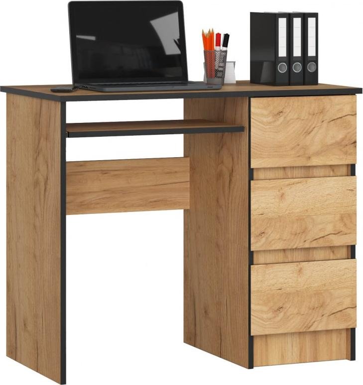 Biurko Fabryka Mebli Akord A-6 Dąb 90 cm x 50 cm