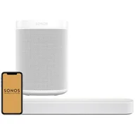 Głośniki i kolumny - Sonos Beam + One Gen2 biały - miniaturka - grafika 1