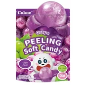 Żelki - Cokoc Peeling Soft Candy Grape 75g - miniaturka - grafika 1