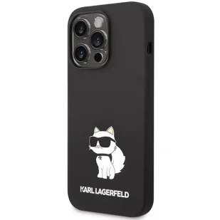 Etui Karl Lagerfeld KLHMP14LSNCHBCK do iPhone 14 Pro 6,1" hardcase Silicone Choupette MagSafe - Etui i futerały do telefonów - miniaturka - grafika 6