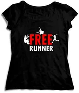 Gadżety dla niej i dla niego - Koszulka - FREE RUNNER Koszulka T-shirt dla Biegacza Hobby - miniaturka - grafika 1