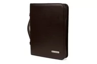 Teczki i aktówki - Brązowy Beltimore luksusowy męski biwuar aktówka teczka organizer brązowy kalkulator I57 brązowy, beżowy - miniaturka - grafika 1