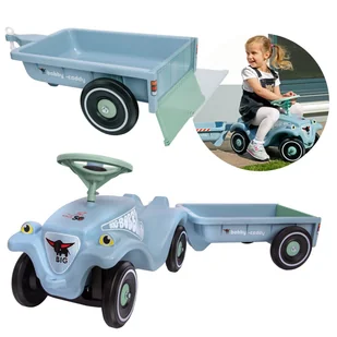 BIG Jeździk Bobby Car Classic z Klaksonem Edycja Limitowana + Przyczepka - Jeździki dla dzieci - miniaturka - grafika 1
