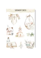 Scrapbooking - Naklejki dla dziecka z okazji chrztu do albumu - miniaturka - grafika 1