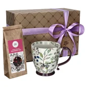 Filiżanki - Filiżanka porcelanowa z herbatą Malinowy Raj Lile Bellis LI-073G - miniaturka - grafika 1