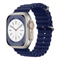 Akcesoria do smartwatchy - JINYA Silicon Band Midnight Blue 45/49 mm - pasek Apple Watch - miniaturka - grafika 1