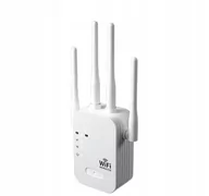 Wzmacniacze sygnału wifi - Repeater WZMACNIACZ SYGNAŁU WIFI 300mb/s aż 4 anteny ROUTER ACCES POINT - miniaturka - grafika 1