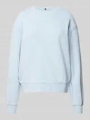 Bluzy damskie - Bluza z wyhaftowanym logo - miniaturka - grafika 1