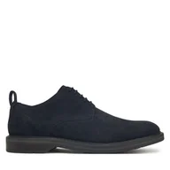 Półbuty męskie - Półbuty Clarks Aldwin Lace 26183251 Granatowy - miniaturka - grafika 1