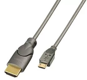 Lindy 41565 Kabel MHL HDMI - Micro USB - 0,5m - Kable - miniaturka - grafika 2