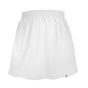 Spódnice - Biała spódniczka dla dziewczynki bawełniana spódnica dziecięca/ dziewczęca gładka 116/122 - miniaturka - grafika 1
