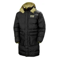 Płaszcze męskie - Męski Płaszcz pikowany zimowy HELLY HANSEN YU REVERSIBLE COAT 53892_990 – Czarny - miniaturka - grafika 1