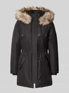 Kurtki damskie - Parka taliowana z obszyciem ze sztucznego futra model ‘IRIS’ - miniaturka - grafika 1