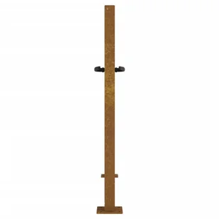 Furtka ogrodowa, 105x105 cm, stal kortenowska, motyw bambusa Lumarko! - Ogrodzenia - miniaturka - grafika 6