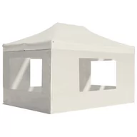 Altany ogrodowe - vidaXL Profesjonalny, składany namiot ze ścianami, 4,5x3 m, aluminiowy - miniaturka - grafika 1