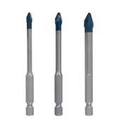 Wiertła - Bosch zestaw wierteł do płytek ceramicznych Expert HEX-9 HardCeramic (5, 6, 8 mm) 3 elementy 2608900595 - miniaturka - grafika 1