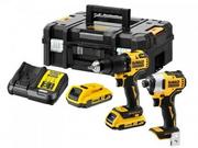 Zestawy elektronarzędzi - DeWalt DCK2062D2T-QW - miniaturka - grafika 1