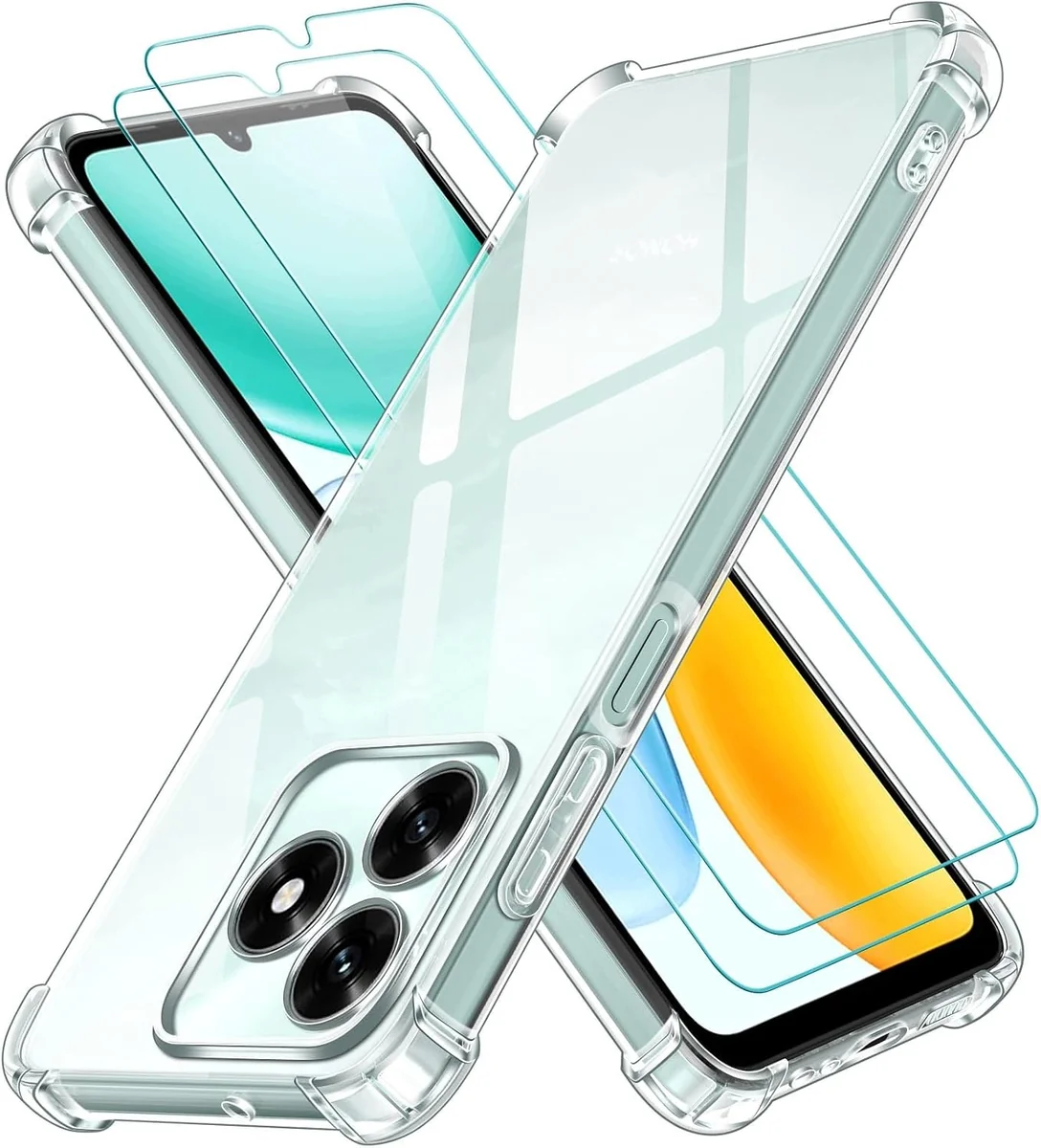 ETUI TELEFONU HONOR X5C PLUS ZESTAW OCHRONNY SZKŁO HARTOWANE