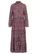 Sukienki - ApartFashion Sukienka damska, niebiesko-czerwona, normalna - miniaturka - grafika 1