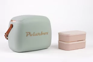 Lunch box POLARBOX lodówka turystyczna matcha + brąz 6L - Lodówki turystyczne - miniaturka - grafika 1