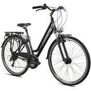 Rower trekkingowy INDIANA X-Road 3.0 D17 28 cali damski Czarno-fioletowy