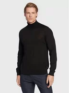 Swetry męskie - Boss Golf Musso-P 50468262 Czarny Slim Fit - miniaturka - grafika 1