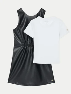 Guess Sukienka elegancka J5RK34 K8GF0 Czarny Regular Fit - Sukienki i spódniczki dla dziewczynek - miniaturka - grafika 1