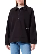 Bluzy damskie - Replay Bluza damska, 098 BLACK, XS - miniaturka - grafika 1