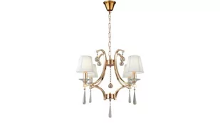 Lumina Deco Deco KLASYCZNY ŻYRANDOL KRYSZTAŁOWY ZŁOTY VENISIA W4 LDP 8810-4 (FGD) - Lampy sufitowe - miniaturka - grafika 1