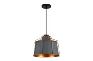 Lampy sufitowe - Lampa wisząca GOA E27 - czarny/szary - miniaturka - grafika 1