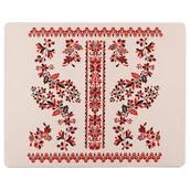 Podkładki pod mysz - Podkładka pod mysz folk krakowski Zalipie 36 x 29 cm beżowa - miniaturka - grafika 1