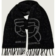Apaszki i szaliki damskie - Karl Lagerfeld Wełniany szal Ikon - miniaturka - grafika 1