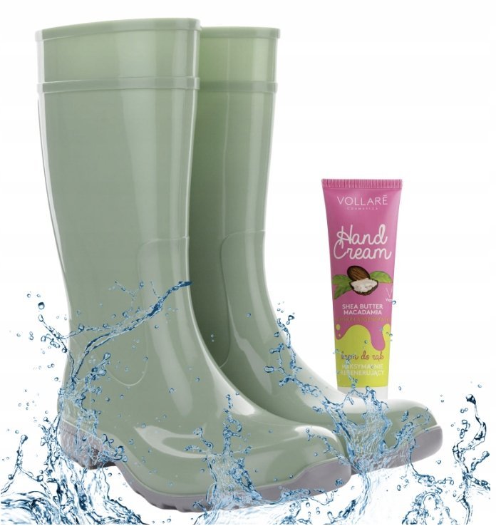 DAMSKIE gumiaki OGRODOWE LEKKIE kalosze MŁODZIEŻOWE WYGODNE GUMOWCE 40