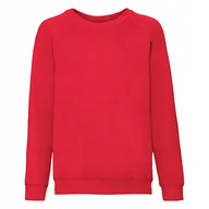Bluzy dla dziewczynek - Bluza Dziecięca Raglan Sweat Czerwony r. 14-15(164) - miniaturka - grafika 1