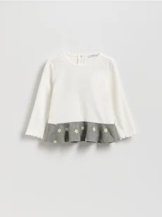 Reserved - Koszulka z falbanką - wielobarwny - Bluzki dla niemowląt - miniaturka - grafika 1