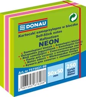 Przybory szkolne - Donau Mini kostka samoprzylepna 50x50mm neon mix kolorów PBS Connect Polska - miniaturka - grafika 1
