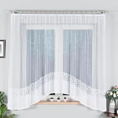 Firany - Markizeta DANIELA Firanka konfekcjonowana, 170x300 cm, kolor biały 001 017788/000/001/170300/1 017788/000/001/170300/1 - miniaturka - grafika 1