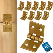 Zawiasy, okucia i inne akcesoria - 10x Zawias Budowlany Splatany 50x25 Skrzyniowy Pasowy Do Skrzyń Drzwi Ocynk - miniaturka - grafika 1